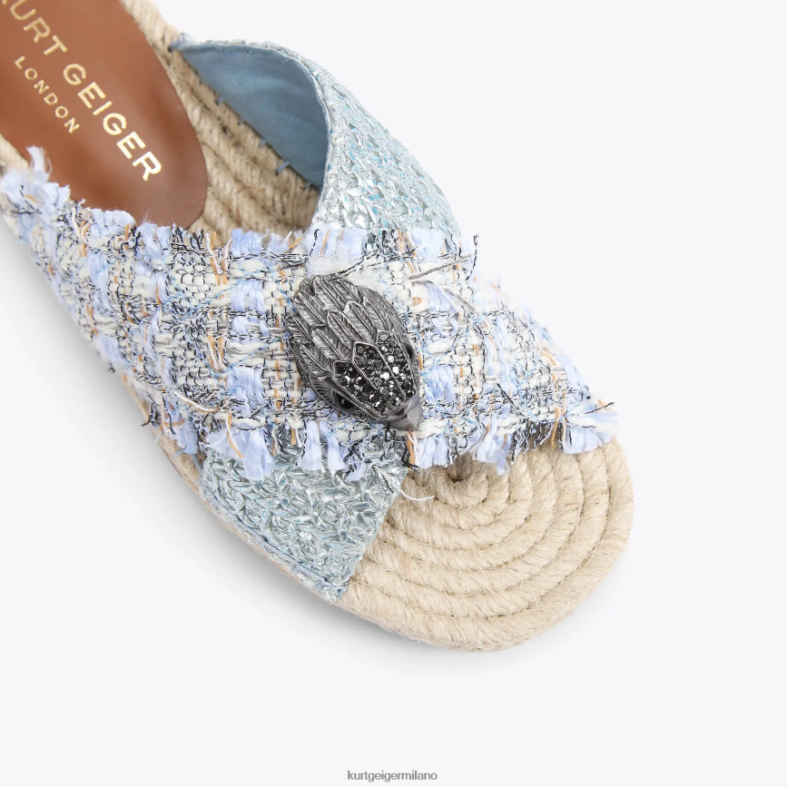 esso Kurt Geiger donne Espadrillas London Kensington blu pallido 8024FF444 | calzature