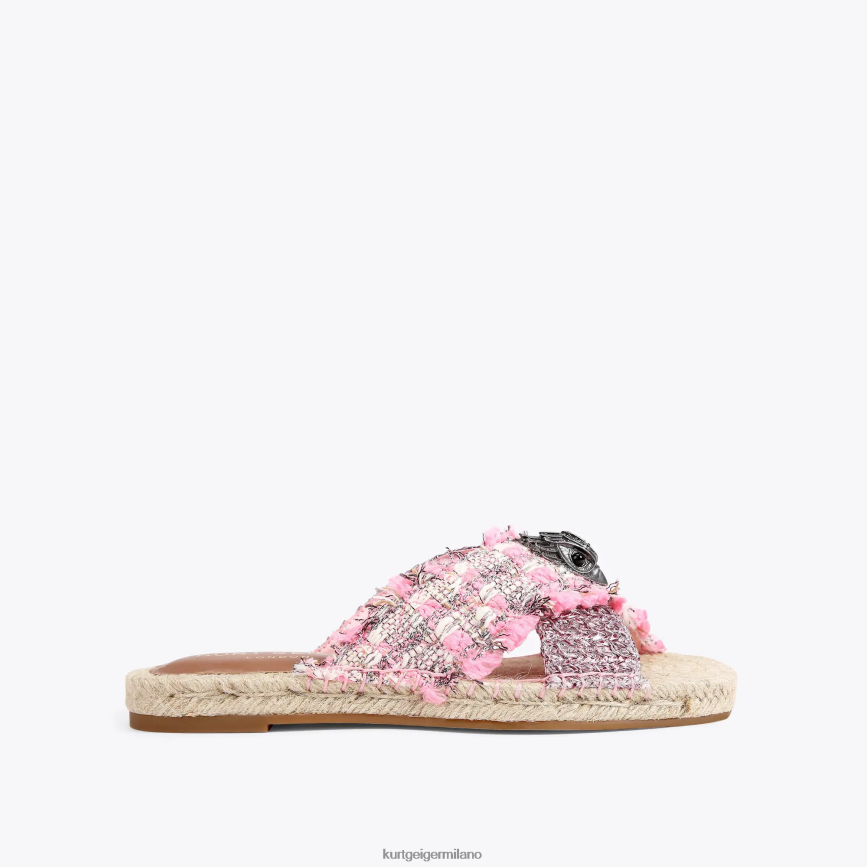 esso Kurt Geiger donne Espadrillas London Kensington combinazione rosa 8024FF443 | calzature