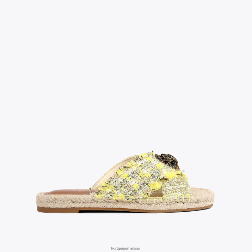 esso Kurt Geiger donne Espadrillas London Kensington giallo 8024FF445 | calzature