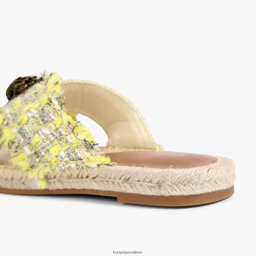 esso Kurt Geiger donne Espadrillas London Kensington giallo 8024FF445 | calzature