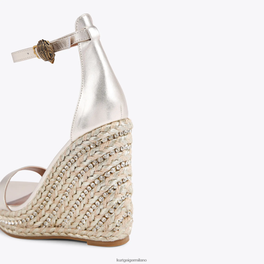 esso Kurt Geiger donne Cuneo di Shoreditch di Londra oro 8024FF438 | calzature