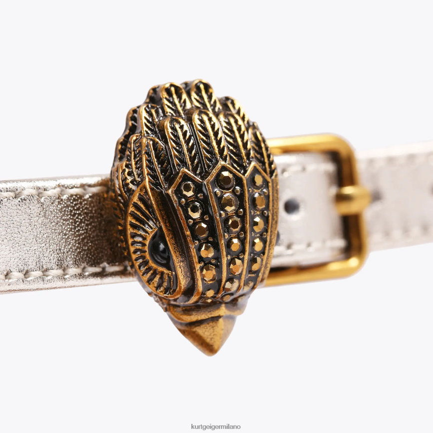 esso Kurt Geiger donne Cuneo di Shoreditch di Londra oro 8024FF438 | calzature