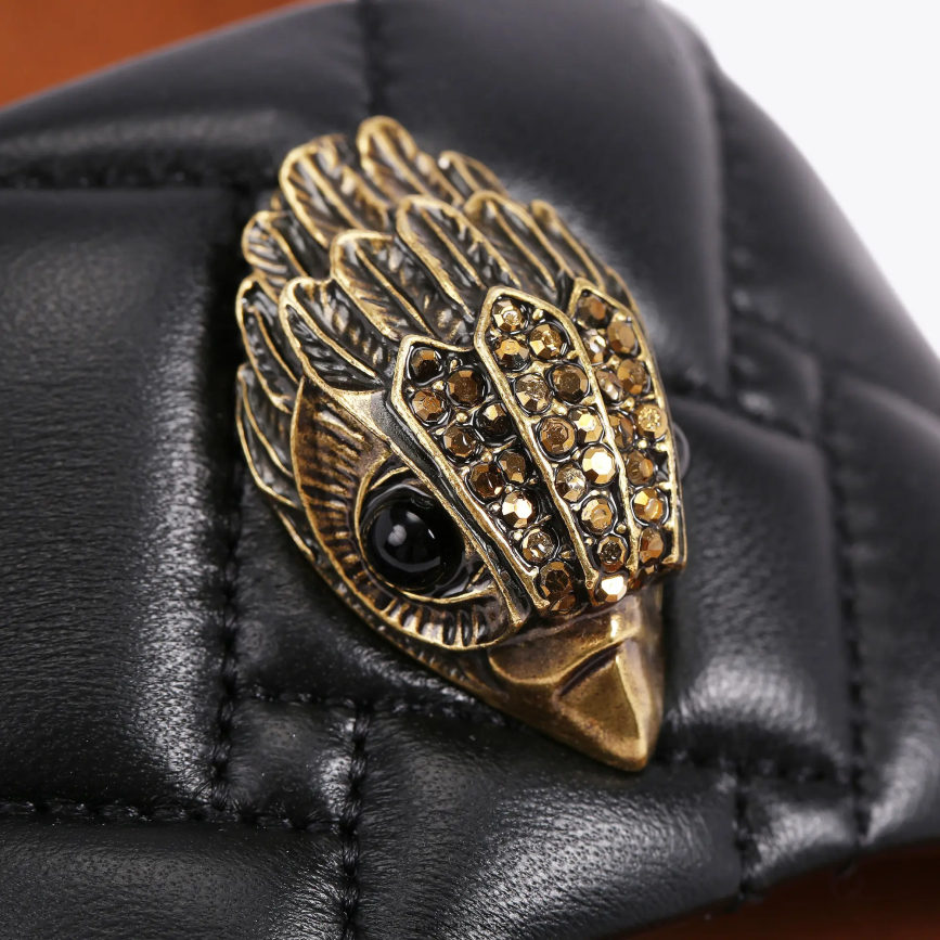 esso Kurt Geiger donne Londra Kensington flatform nero 8024FF439 | calzature