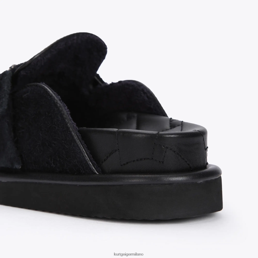 esso Kurt Geiger donne Sabot di cristallo London Orson nero 8024FF384 | calzature