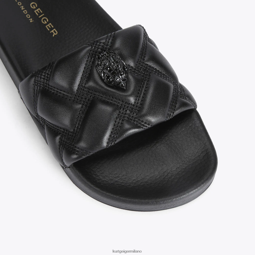 esso Kurt Geiger donne londra meena eagle inzuppato nero 8024FF274 | calzature