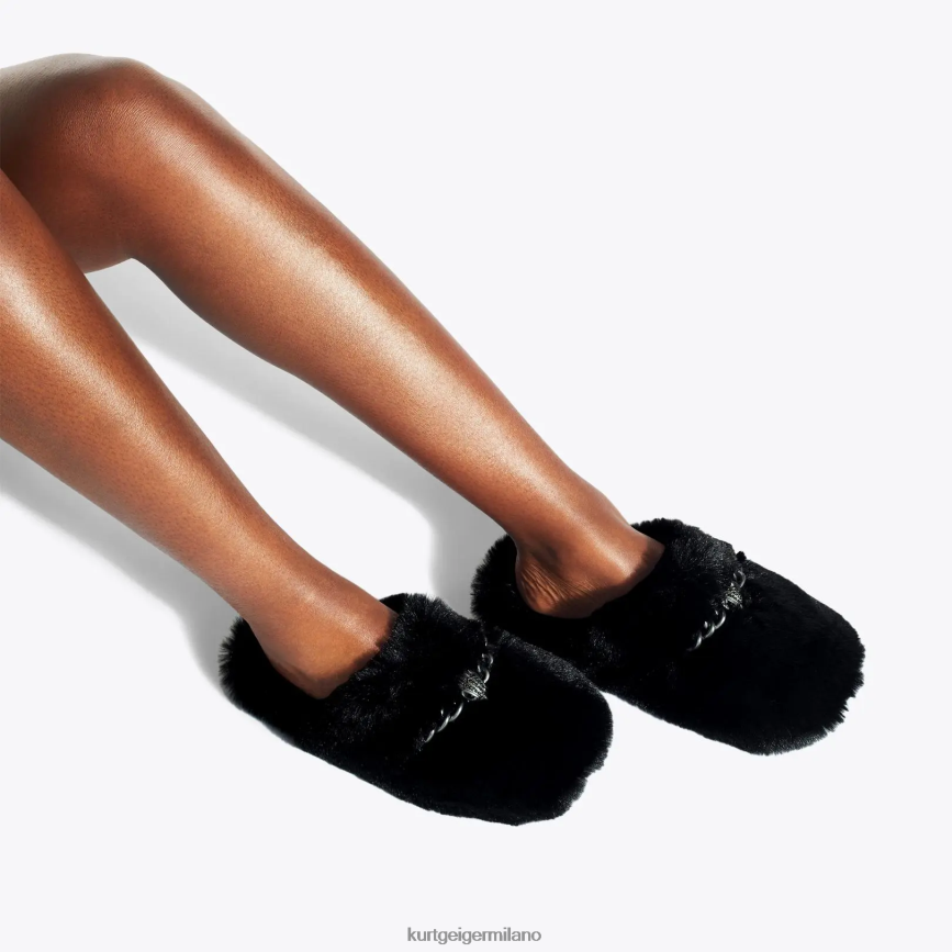 esso Kurt Geiger donne pantofola Chelsea Londra nero 8024FF358 | calzature