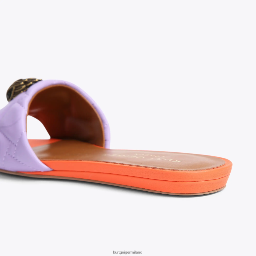esso Kurt Geiger donne sandalo piatto London Kensington altro 8024FF286 | calzature