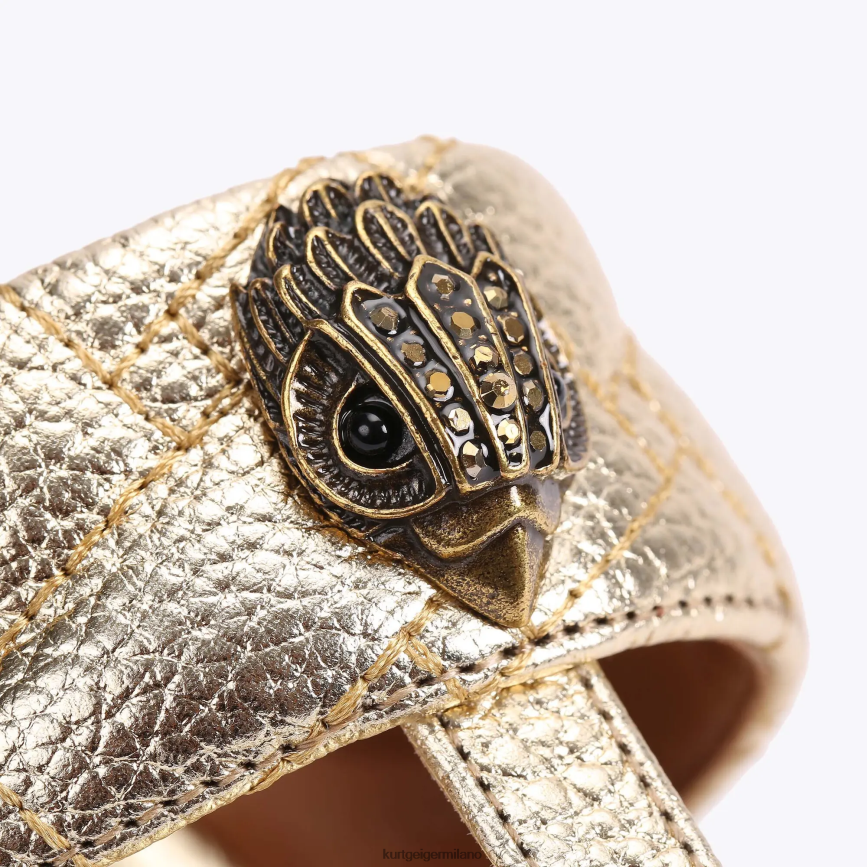 esso Kurt Geiger donne sandalo t-bar London Kensington oro 8024FF448 | calzature