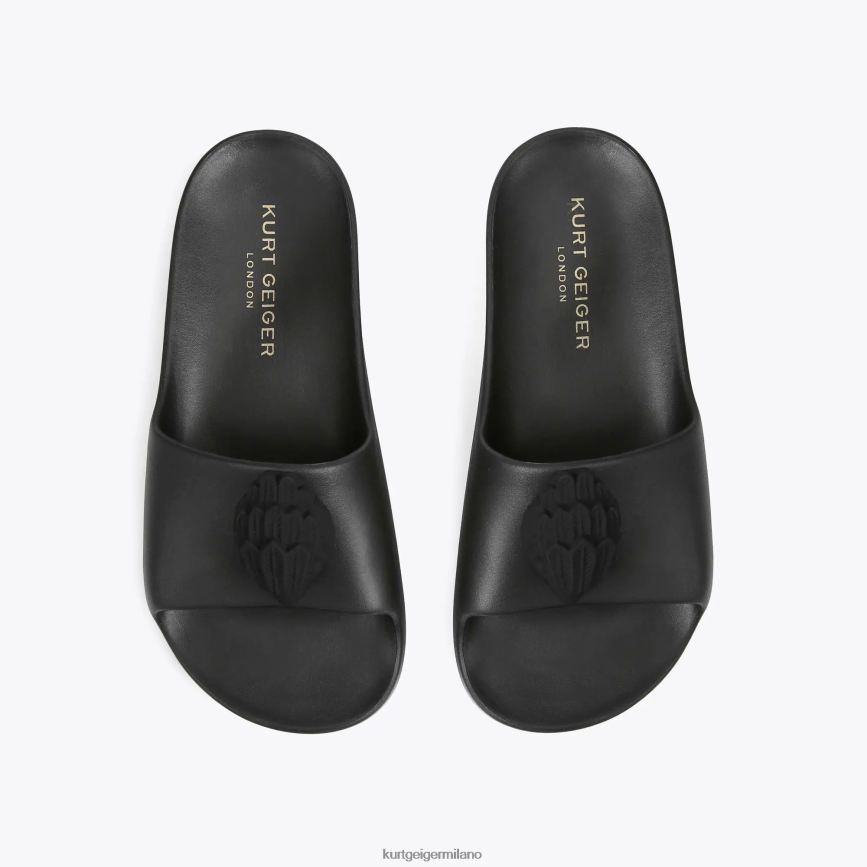 esso Kurt Geiger donne scivolo grosso London Eagle nero 8024FF433 | calzature