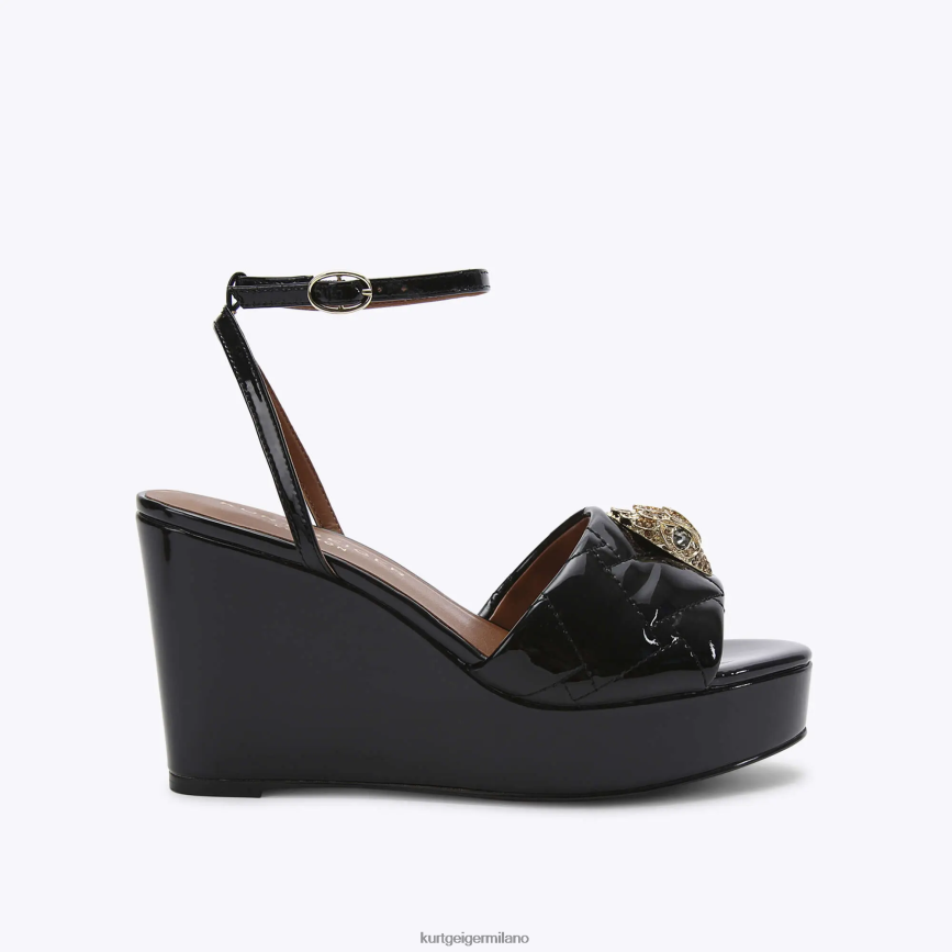 esso Kurt Geiger donne zeppa londra kensington nero 8024FF346 | calzature