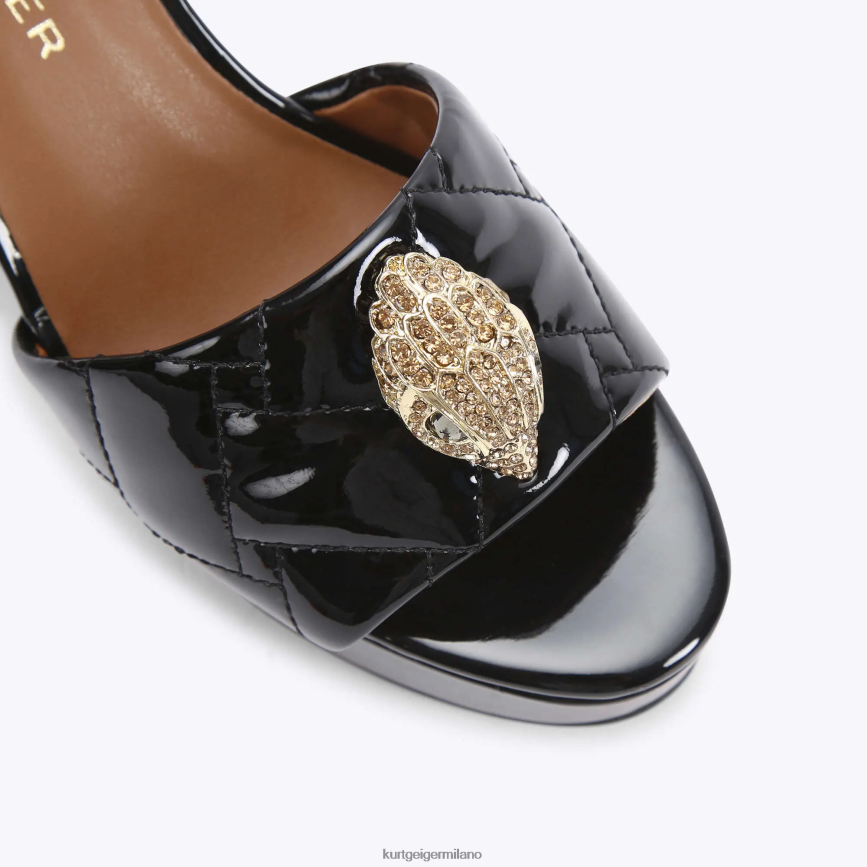 esso Kurt Geiger donne zeppa londra kensington nero 8024FF346 | calzature
