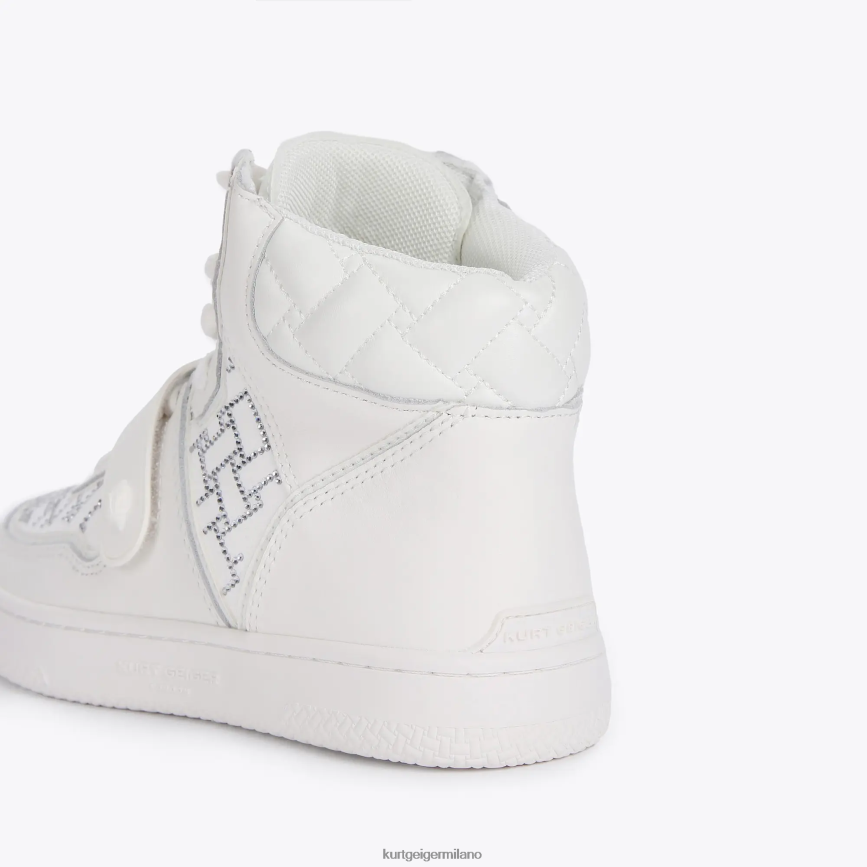 esso Kurt Geiger donne cristallo dell\'eredità di Londra bianco 8024FF391 | calzature