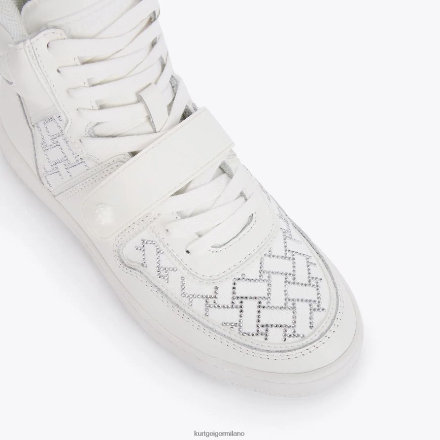 esso Kurt Geiger donne cristallo dell\'eredità di Londra bianco 8024FF391 | calzature