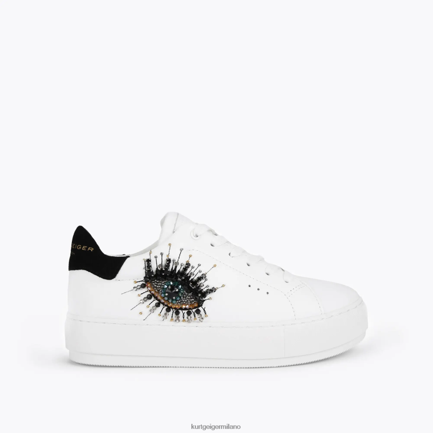 esso Kurt Geiger donne londra laney eye bianco 8024FF302 | calzature