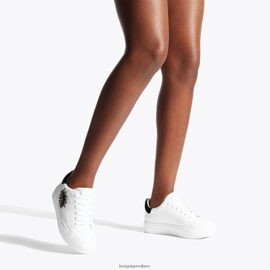 esso Kurt Geiger donne londra laney eye bianco 8024FF302 | calzature