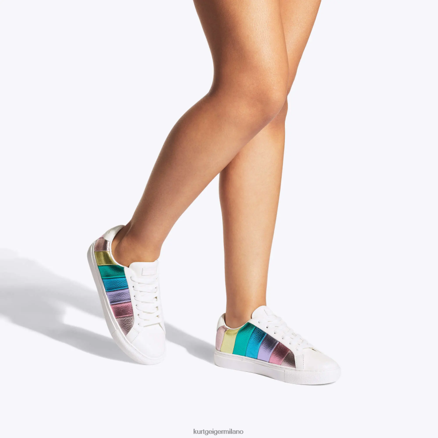 esso Kurt Geiger donne striscia della corsia di londra combinazione di metalli 8024FF169 | calzature