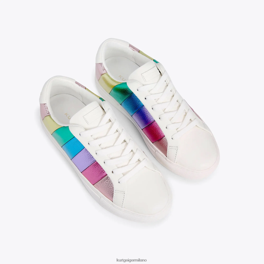 esso Kurt Geiger donne striscia della corsia di londra combinazione di metalli 8024FF169 | calzature