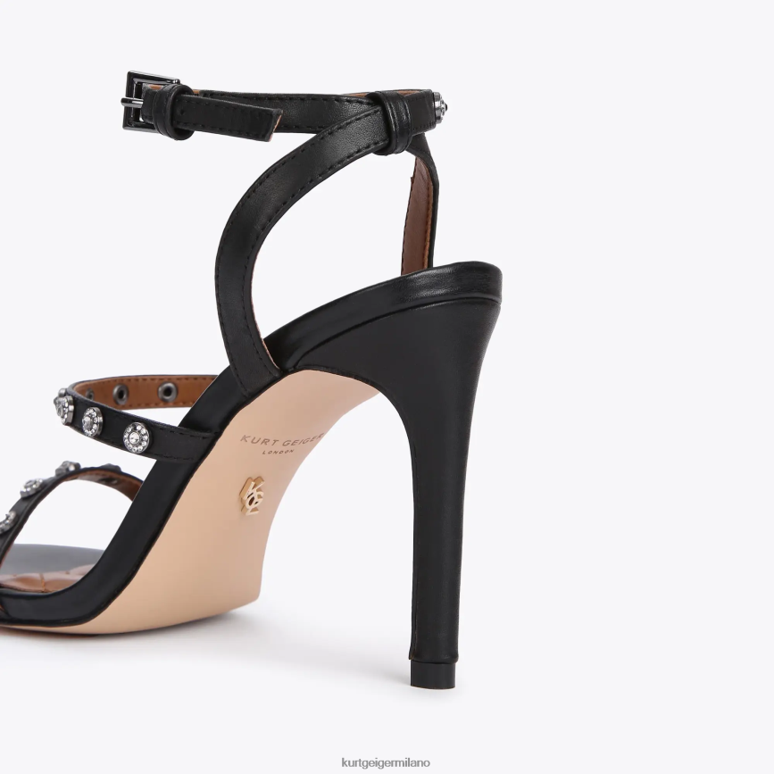 esso Kurt Geiger donne Cristalli di Portia di Londra nero 8024FF388 | calzature