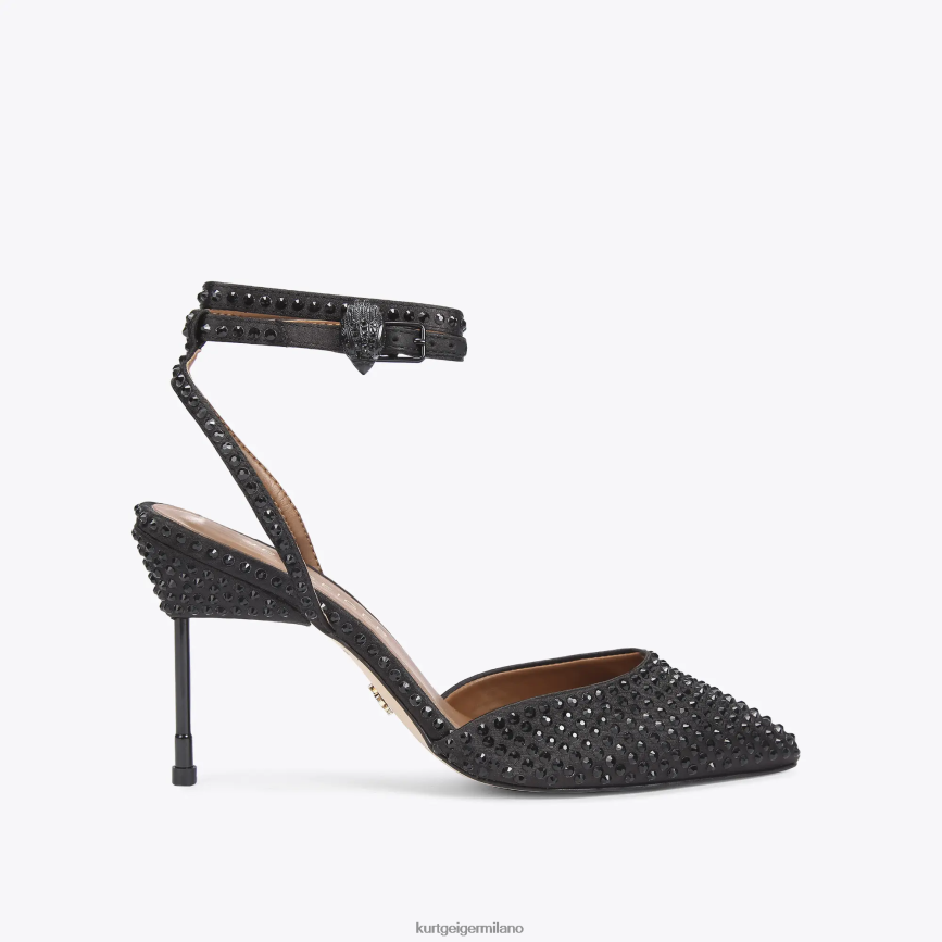 esso Kurt Geiger donne London bond 90 caviglia chiusa in punta nero 8024FF342 | calzature