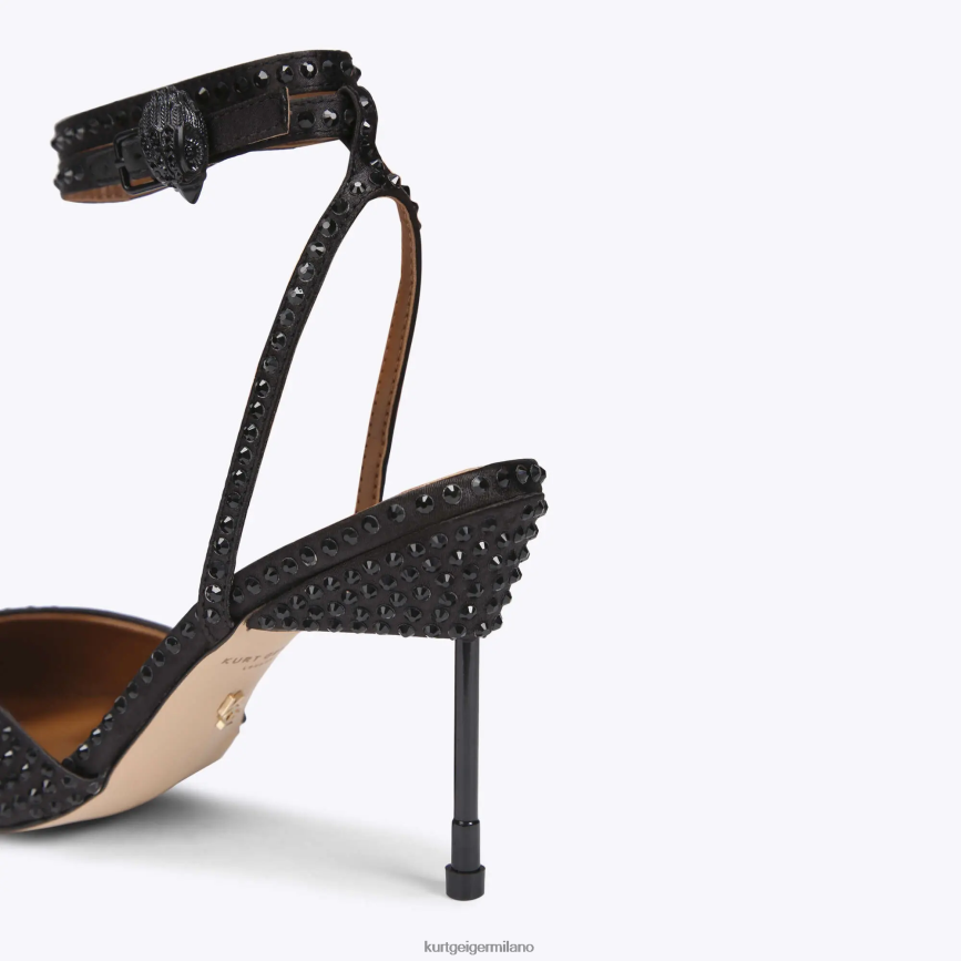 esso Kurt Geiger donne London bond 90 caviglia chiusa in punta nero 8024FF342 | calzature