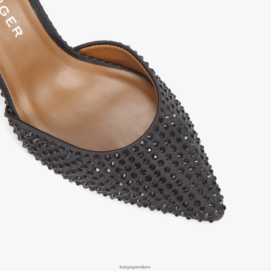 esso Kurt Geiger donne London bond 90 caviglia chiusa in punta nero 8024FF342 | calzature