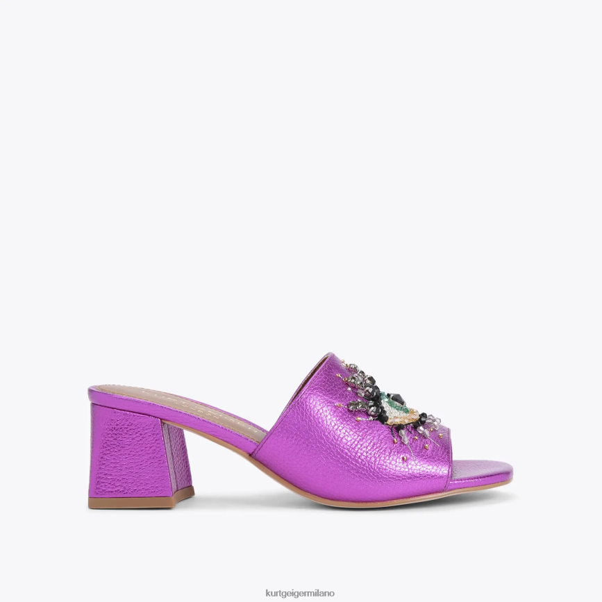 esso Kurt Geiger donne London olive block eye fucsia 8024FF666 | calzature
