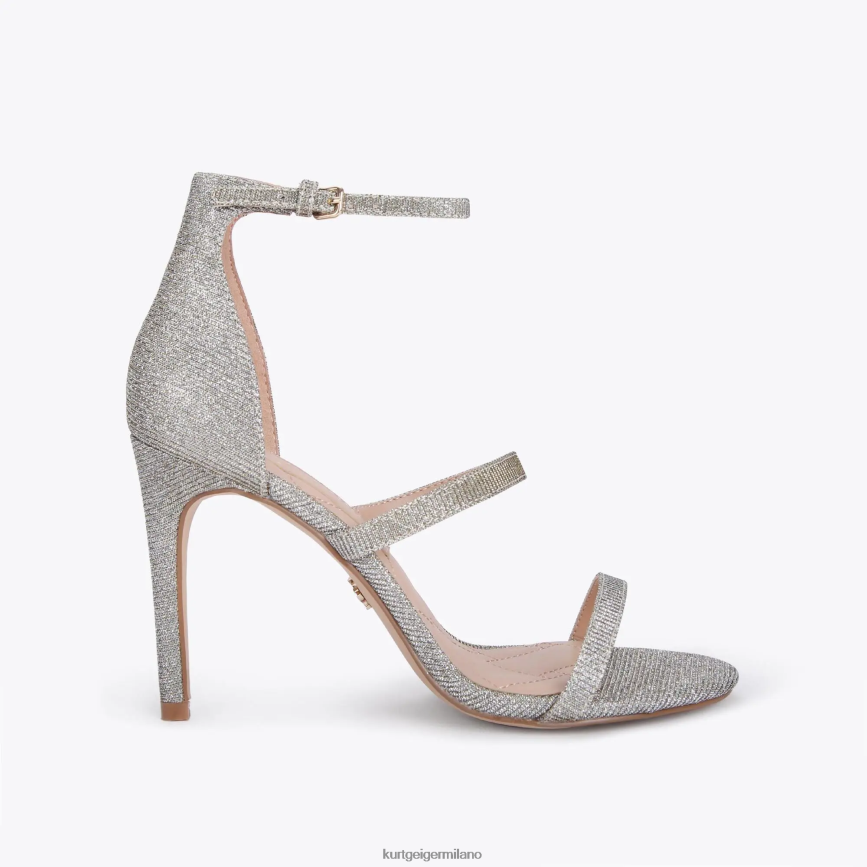 esso Kurt Geiger donne Park Lane di Londra argento 8024FF325 | calzature