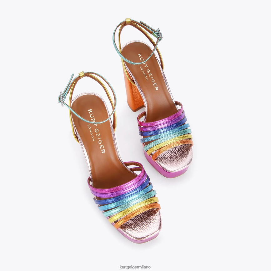 esso Kurt Geiger donne Sandalo con plateau Pierra London multi/altro 8024FF193 | calzature