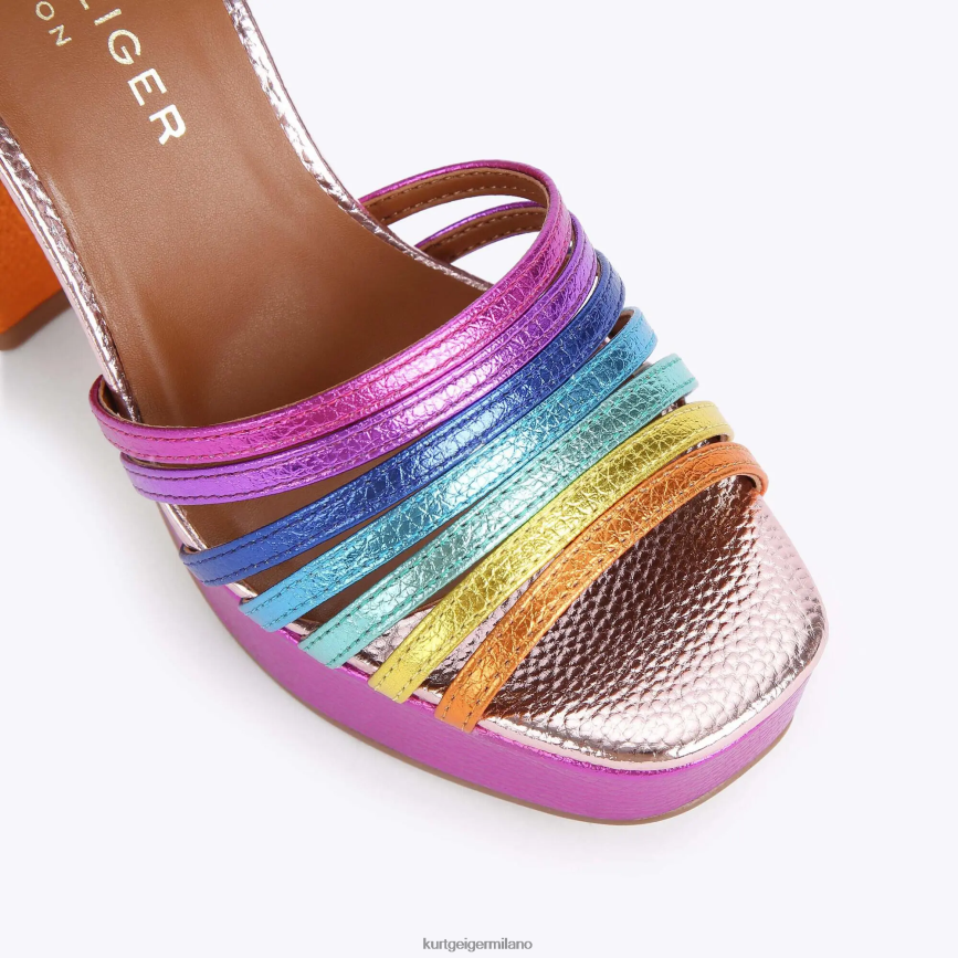 esso Kurt Geiger donne Sandalo con plateau Pierra London multi/altro 8024FF193 | calzature