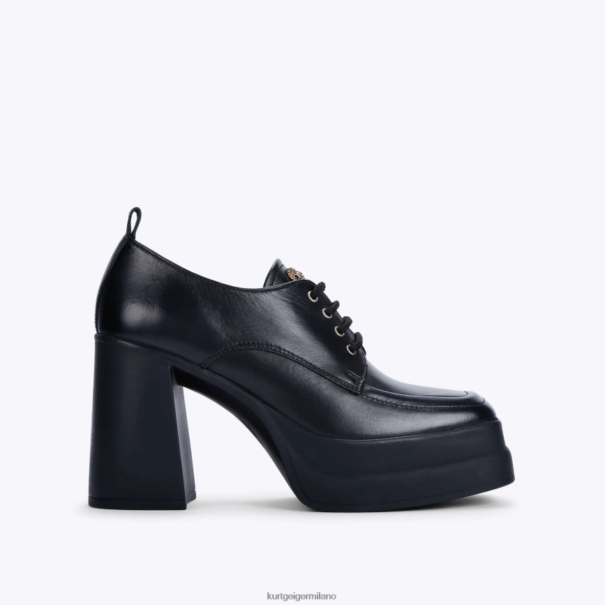 esso Kurt Geiger donne Scarpe stringate con tacco London Stomp nero 8024FF404 | calzature