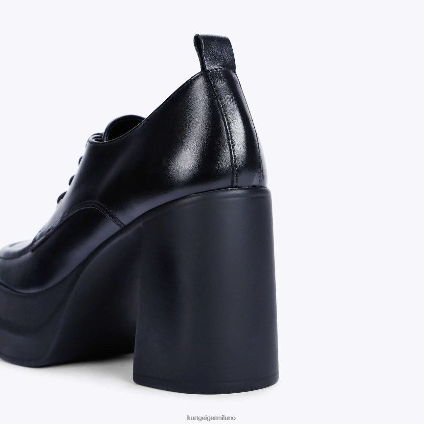 esso Kurt Geiger donne Scarpe stringate con tacco London Stomp nero 8024FF404 | calzature
