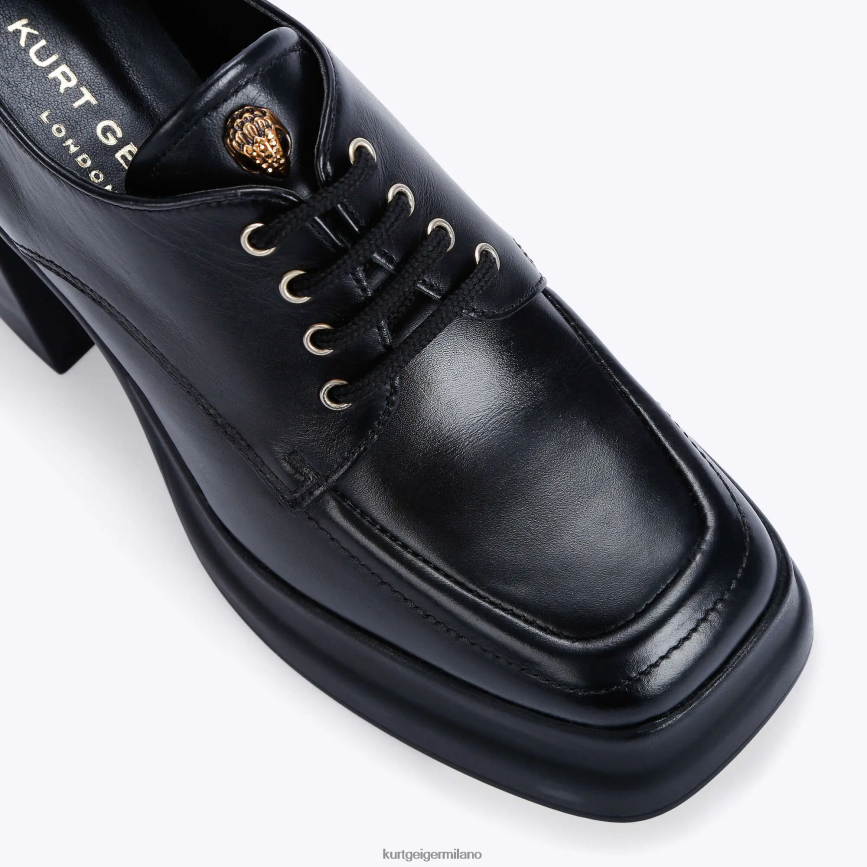 esso Kurt Geiger donne Scarpe stringate con tacco London Stomp nero 8024FF404 | calzature