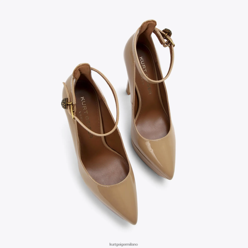 esso Kurt Geiger donne Tribunale della piattaforma di Shoreditch a Londra cammello 8024FF407 | calzature
