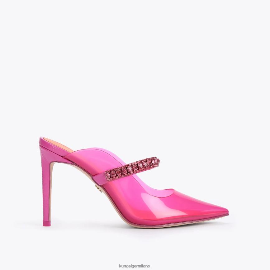 esso Kurt Geiger donne Vinile del Duca di Londra fucsia 8024FF389 | calzature