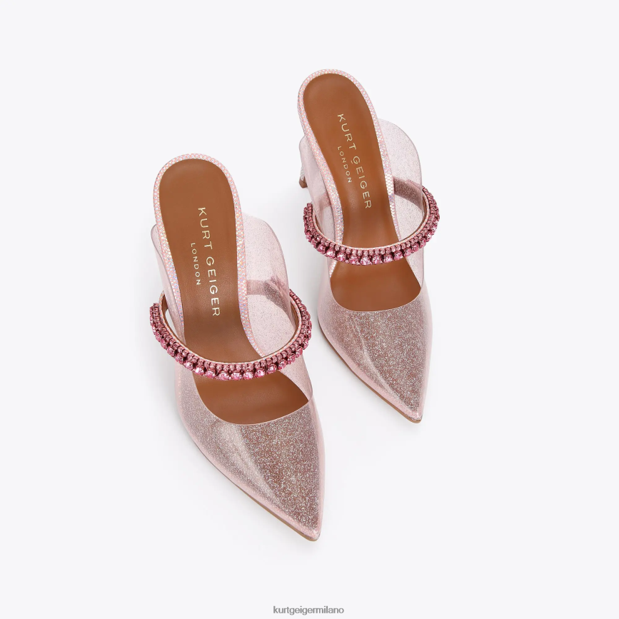 esso Kurt Geiger donne Vinile del Duca di Londra rosa 8024FF387 | calzature
