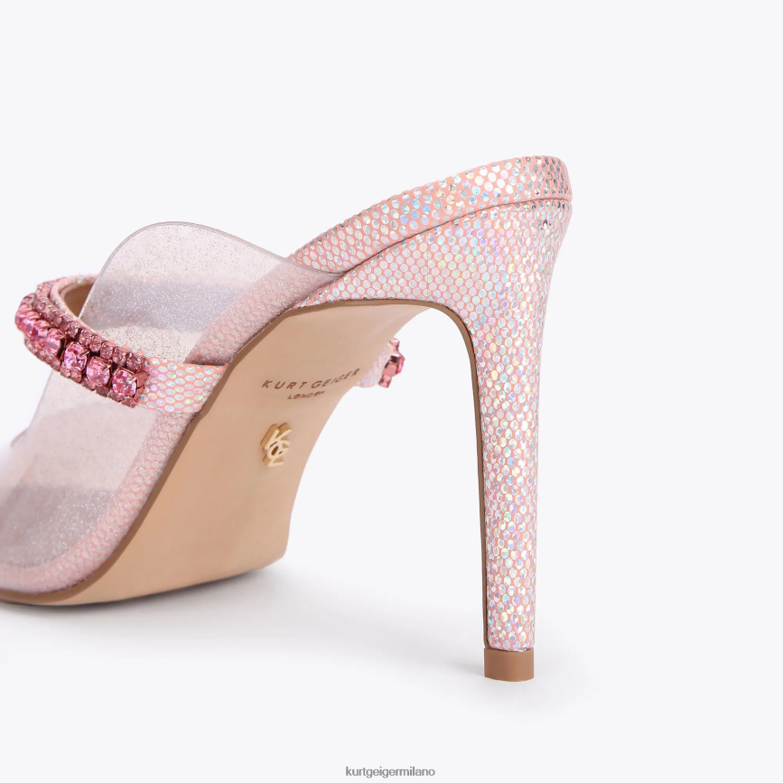 esso Kurt Geiger donne Vinile del Duca di Londra rosa 8024FF387 | calzature