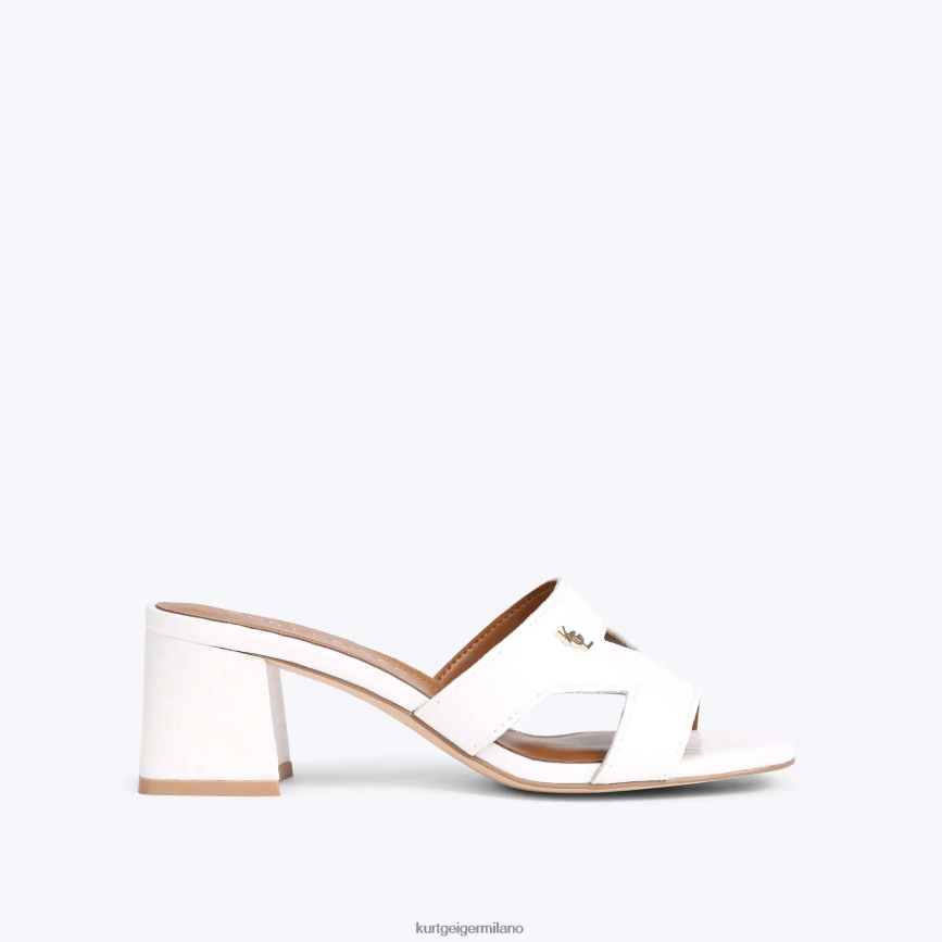 esso Kurt Geiger donne blocco odina di londra bianco 8024FF436 | calzature