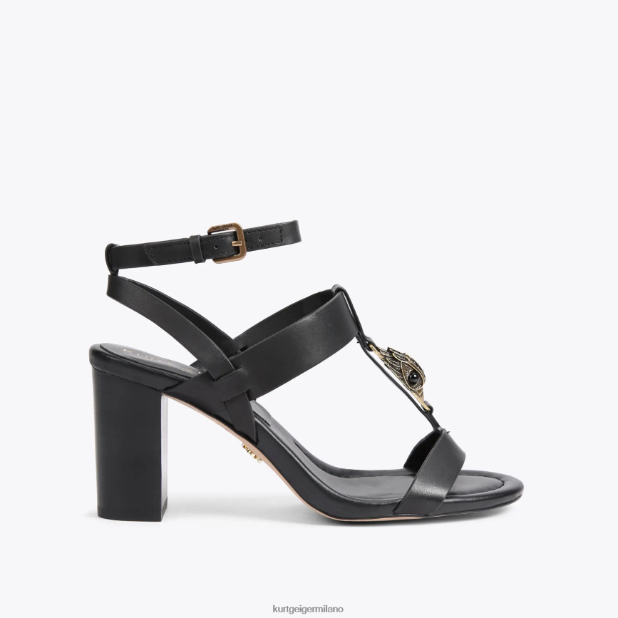 esso Kurt Geiger donne blocco t-bar di londra hampton nero 8024FF338 | calzature