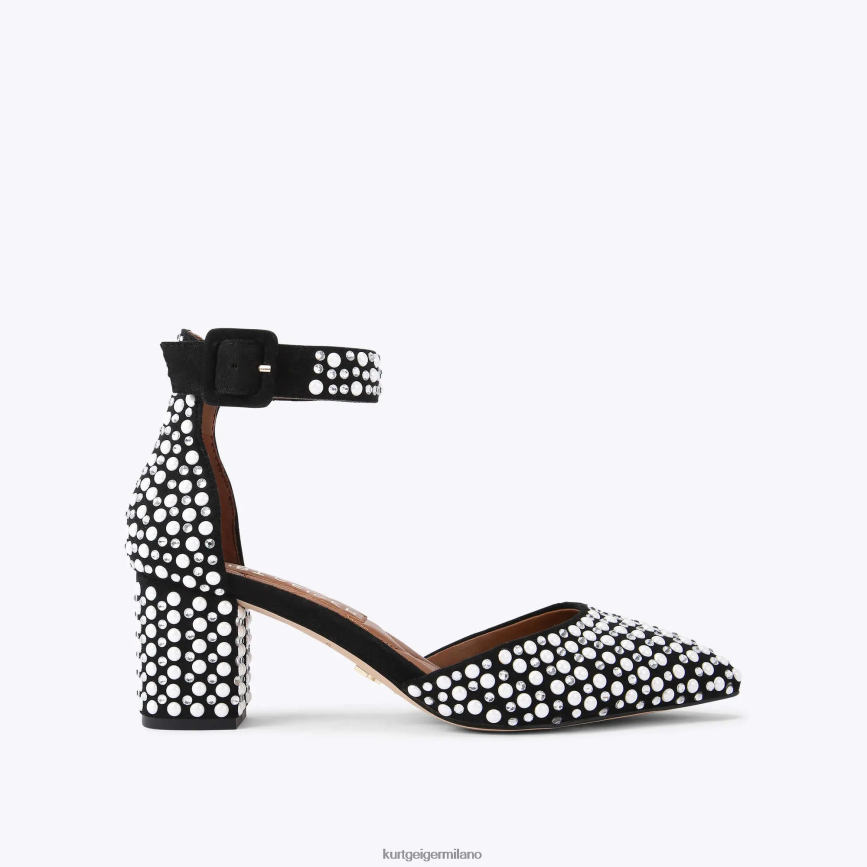 esso Kurt Geiger donne burlington di londra nero bianco 8024FF423 | calzature