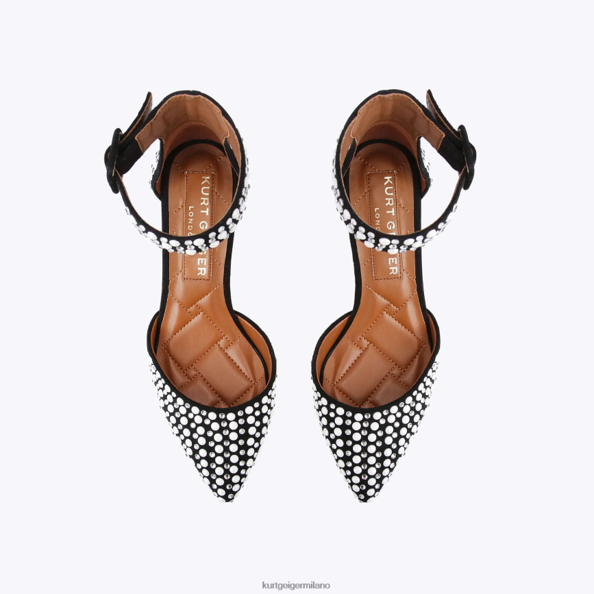esso Kurt Geiger donne burlington di londra nero bianco 8024FF423 | calzature