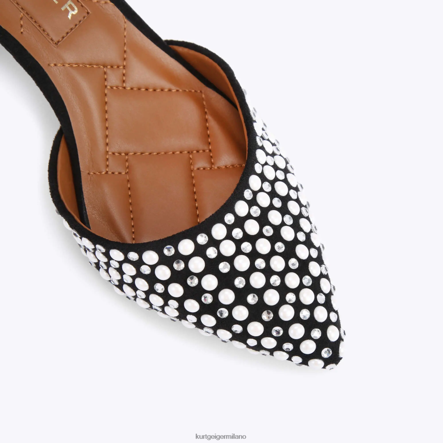 esso Kurt Geiger donne burlington di londra nero bianco 8024FF423 | calzature