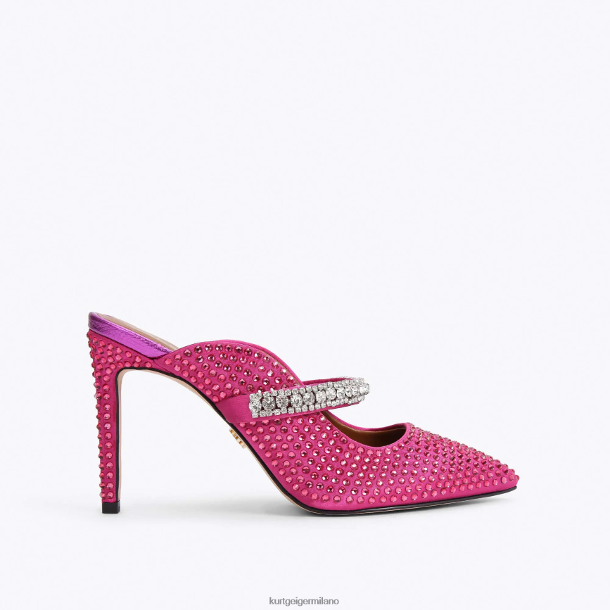 esso Kurt Geiger donne cristallo del duca di londra fucsia 8024FF418 | calzature
