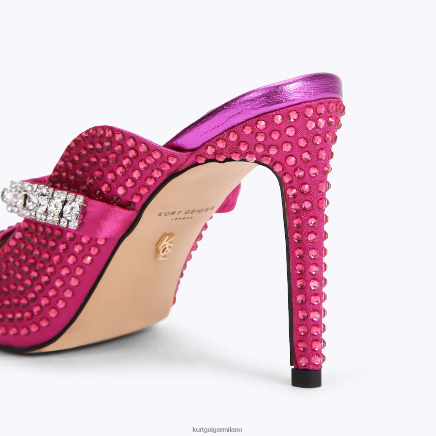 esso Kurt Geiger donne cristallo del duca di londra fucsia 8024FF418 | calzature