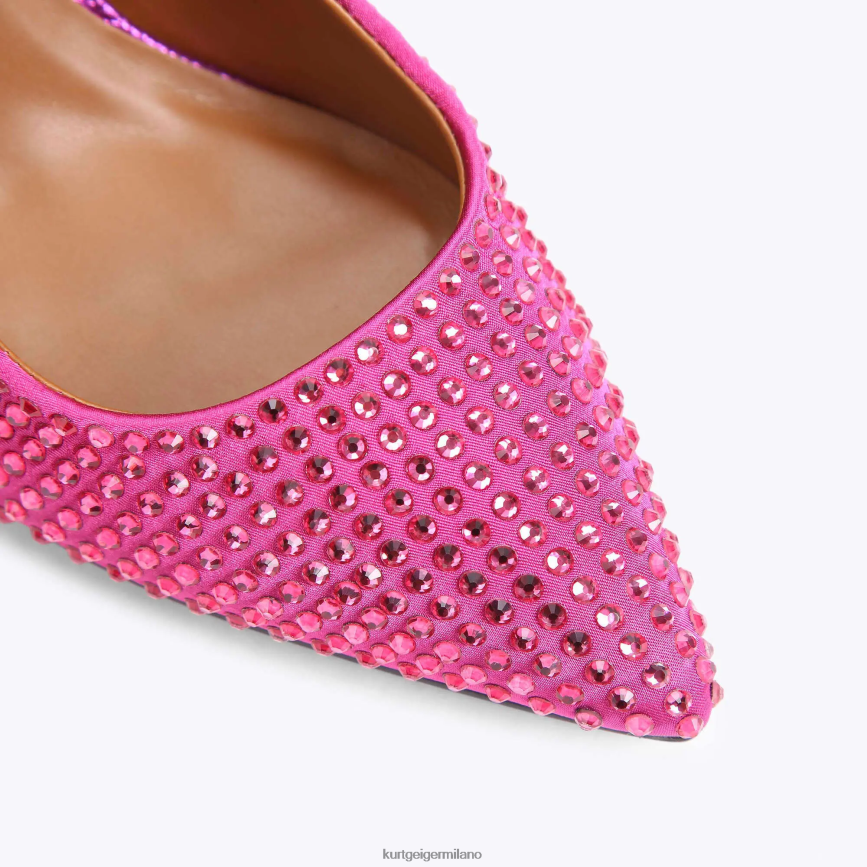 esso Kurt Geiger donne cristallo del duca di londra fucsia 8024FF418 | calzature