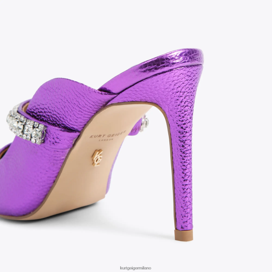 esso Kurt Geiger donne duca di londra viola 8024FF682 | calzature