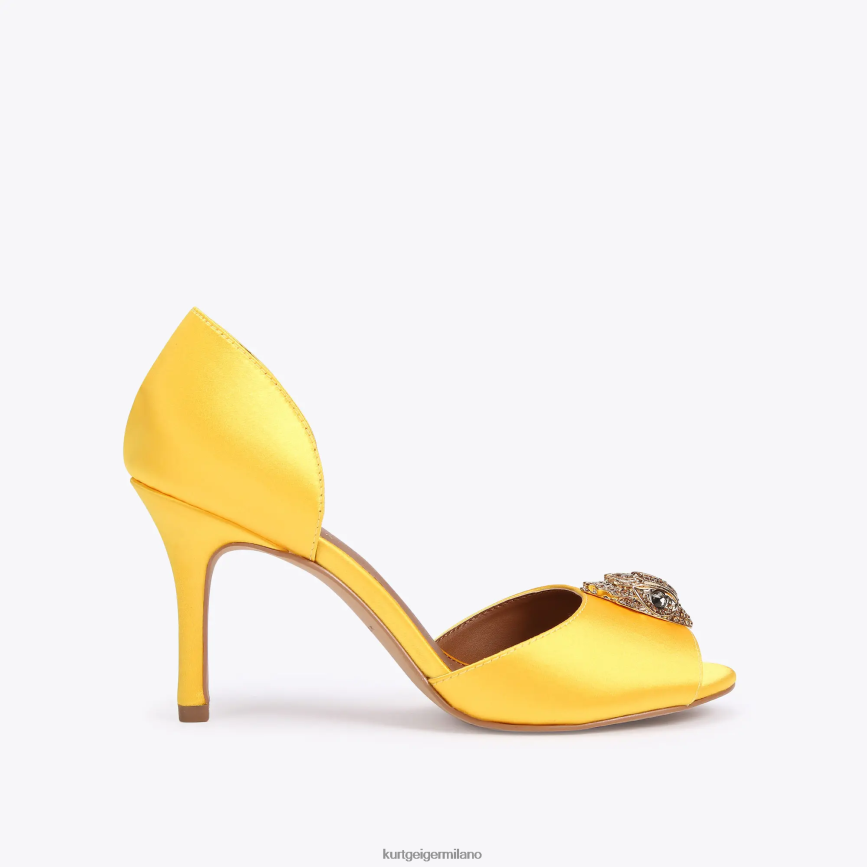 esso Kurt Geiger donne londra kensington d'orsay giallo 8024FF343 | calzature