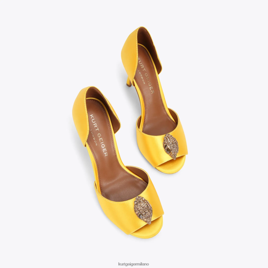 esso Kurt Geiger donne londra kensington d\'orsay giallo 8024FF343 | calzature