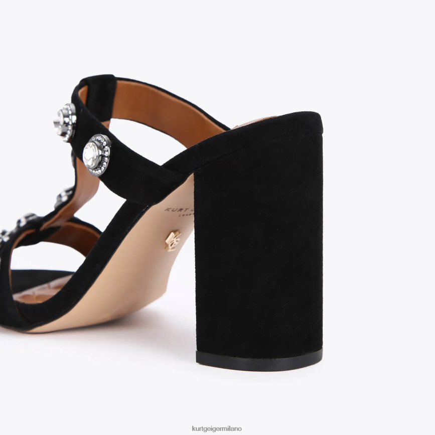 esso Kurt Geiger donne londra octavia mulo blocco combinazione nera 8024FF675 | calzature