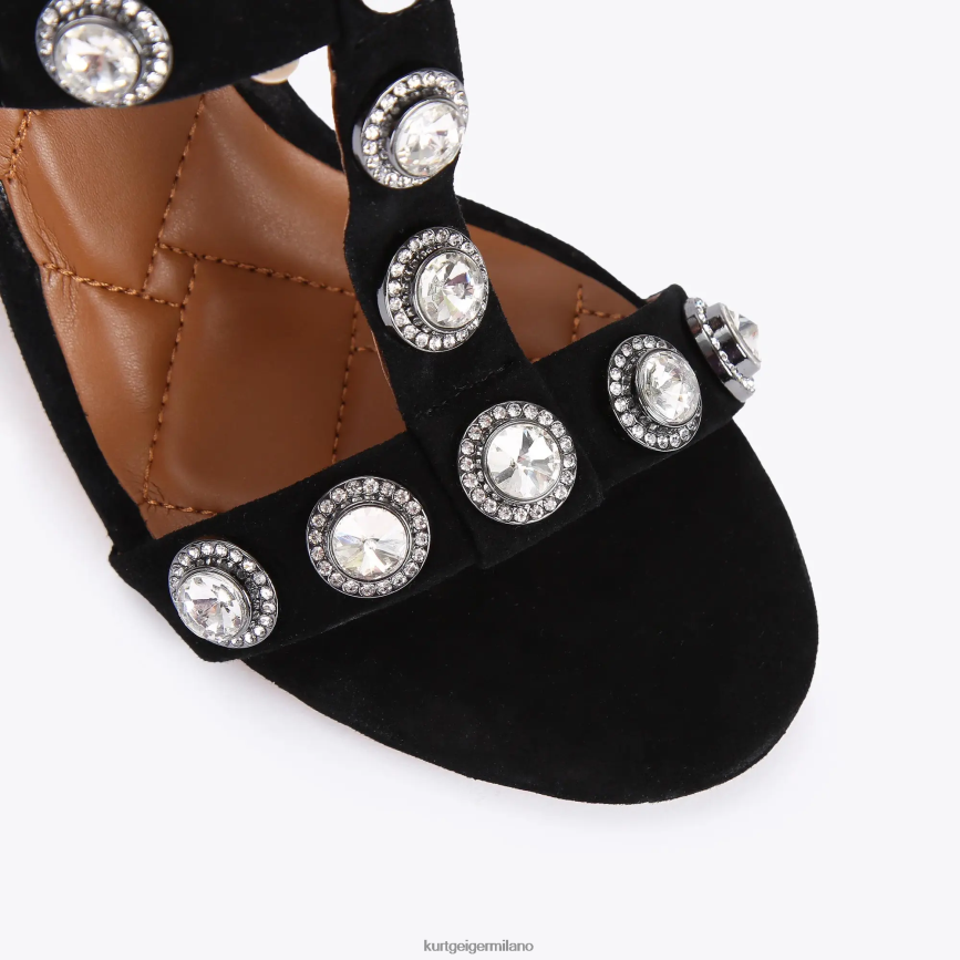 esso Kurt Geiger donne londra octavia mulo blocco combinazione nera 8024FF675 | calzature
