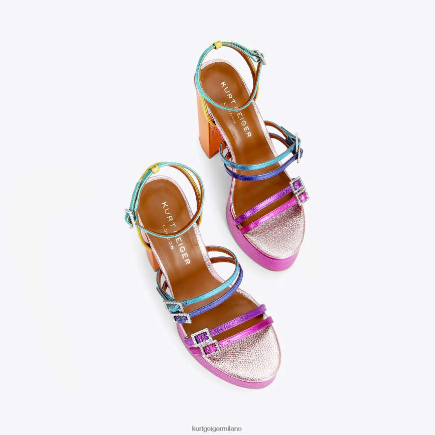 esso Kurt Geiger donne piattaforma alta londra pierra multi/altro 8024FF161 | calzature